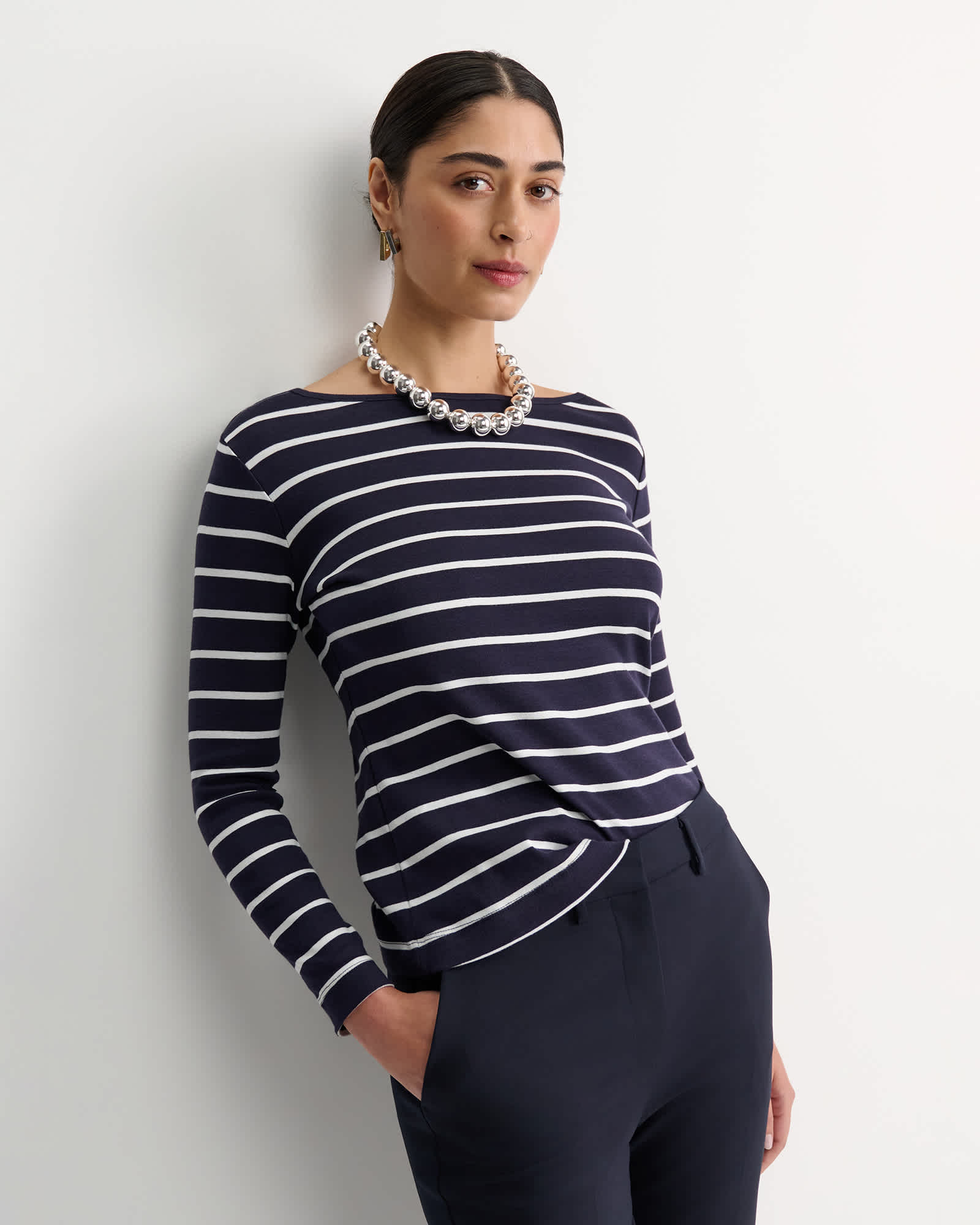 Heidi Long Sleeve Rib Tee