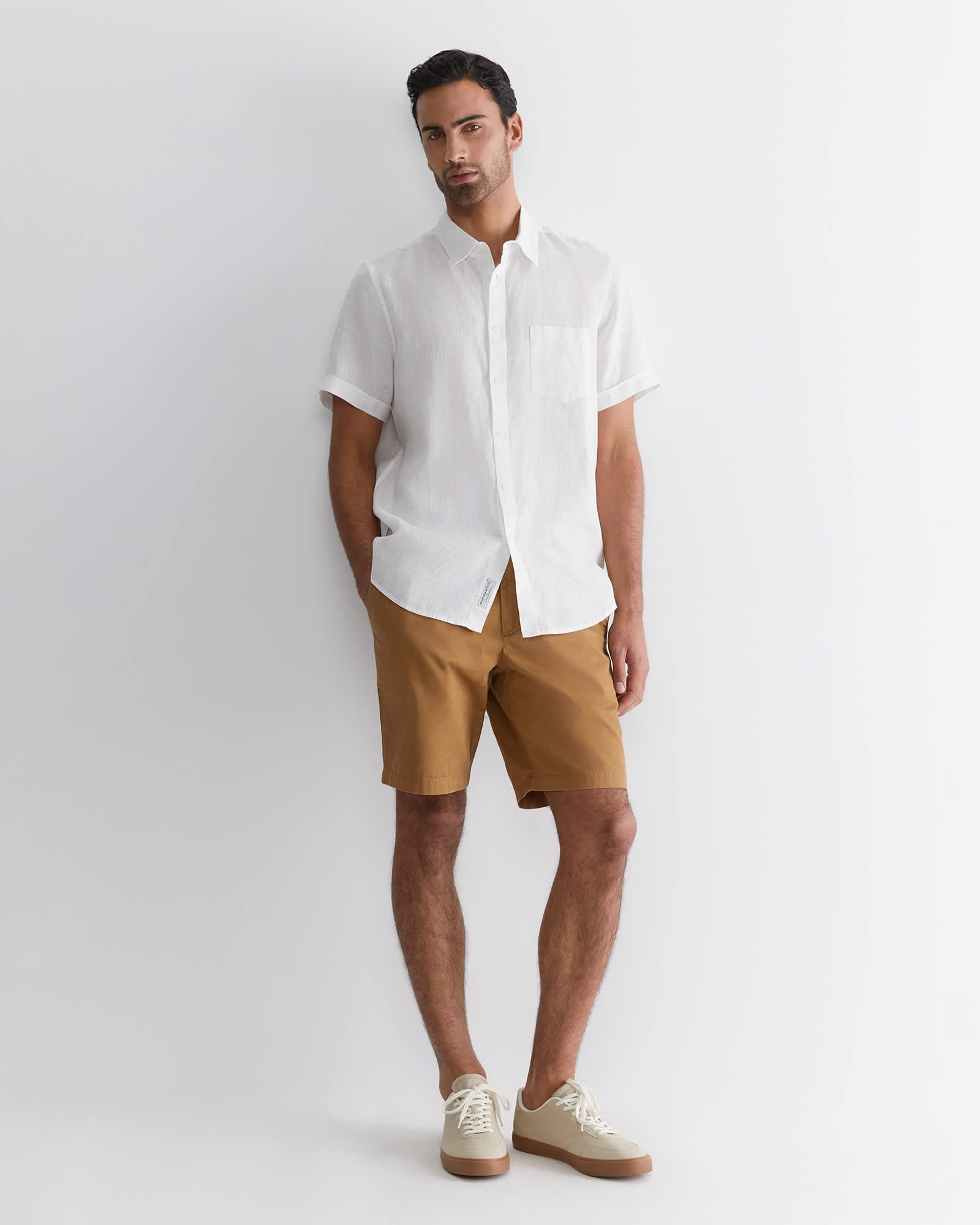 Short Sleeve Linen Shirt