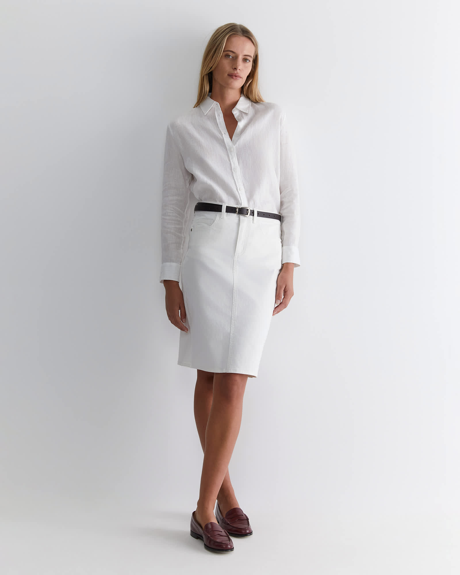 Dahlia Long Sleeve Linen Shirt