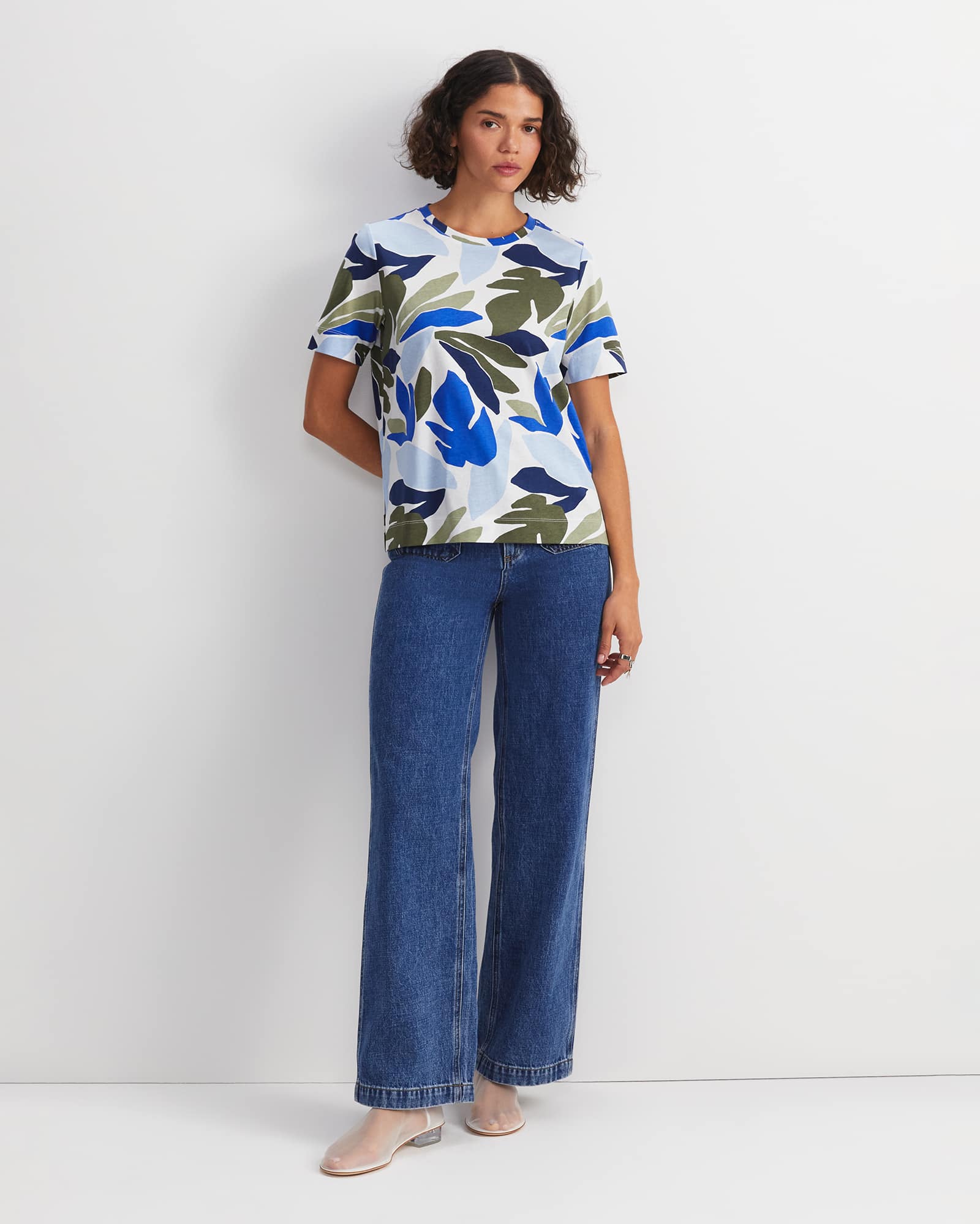 Ivy Mercerised Cotton Tee