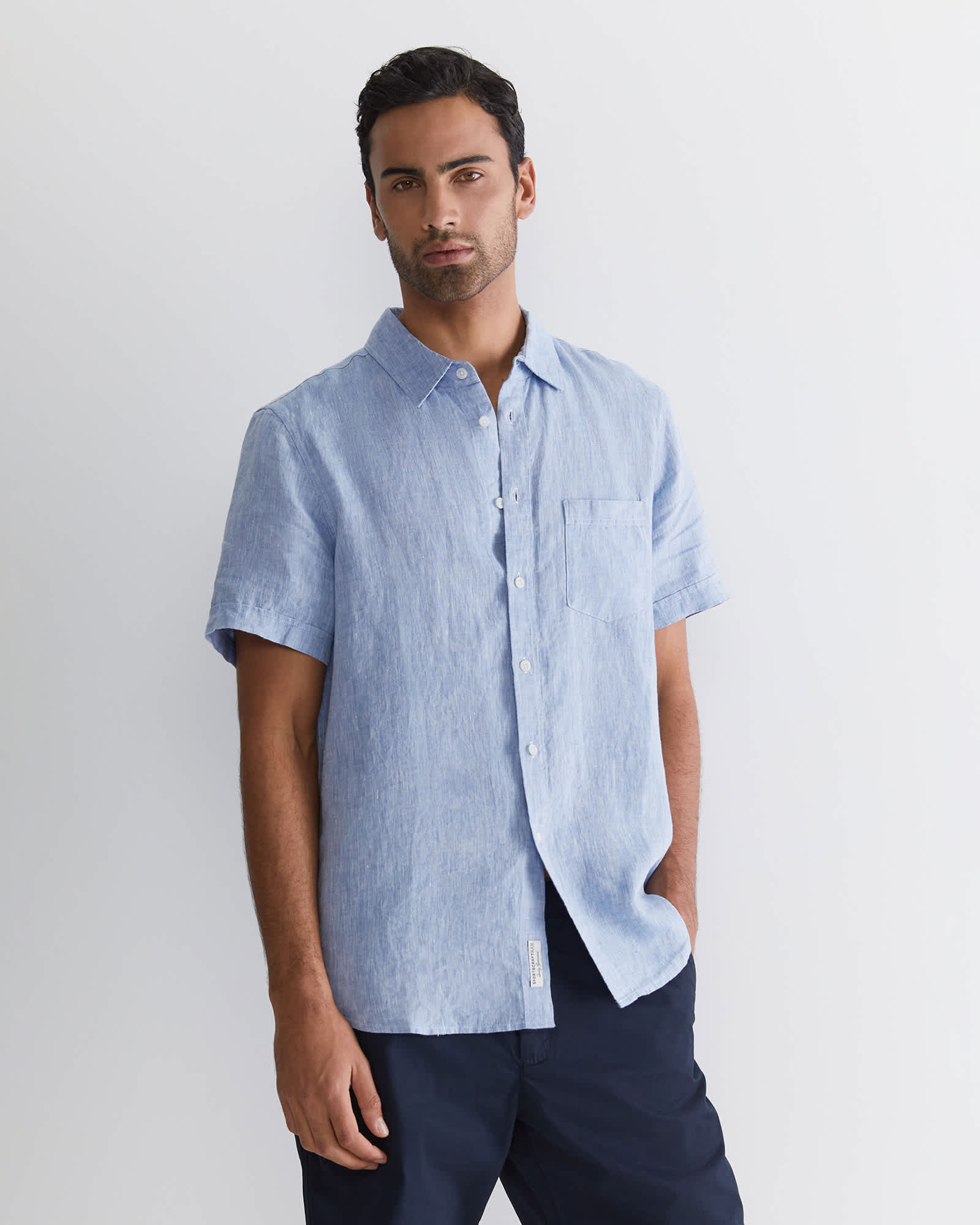 Short Sleeve Linen Shirt
