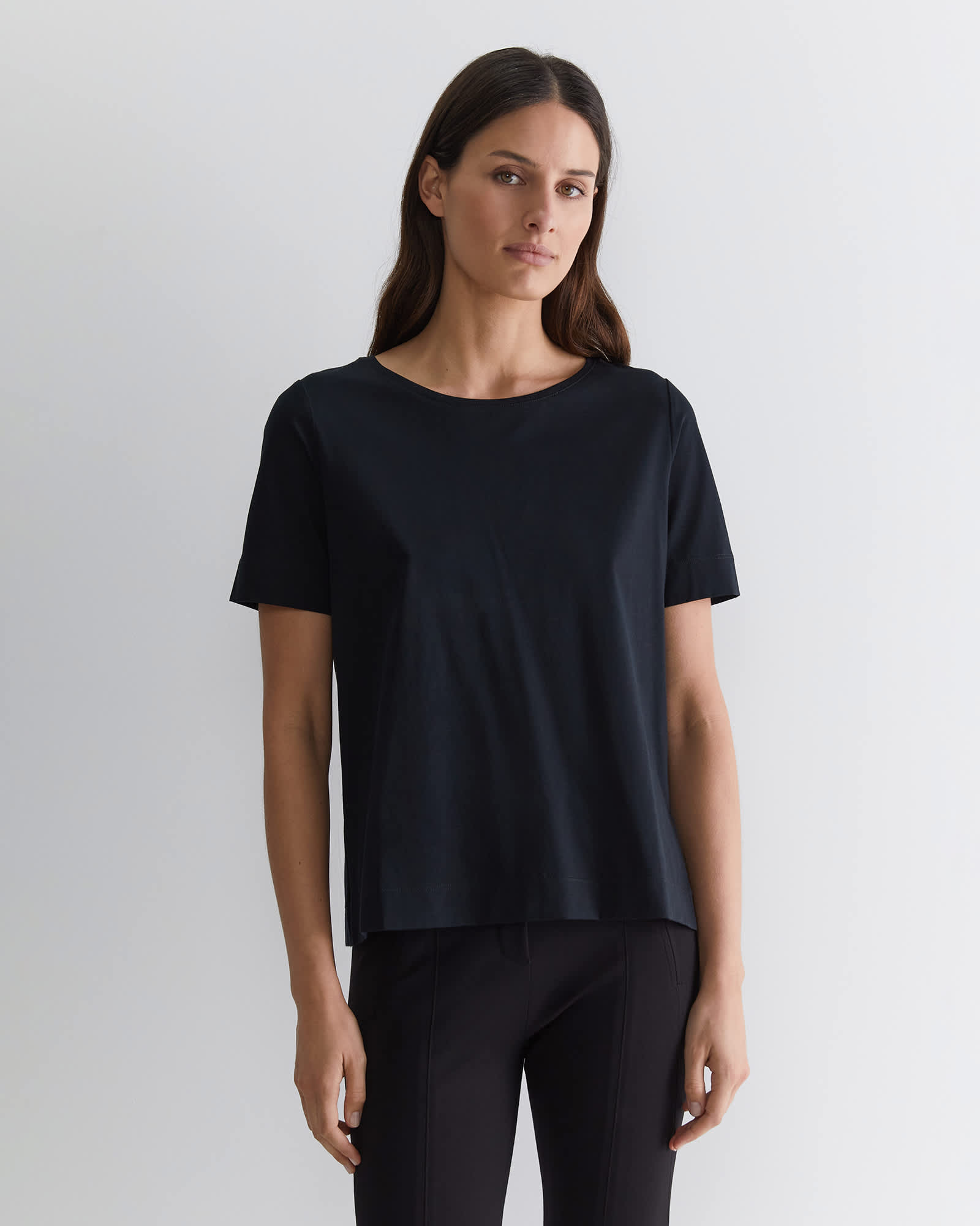 Mercerised Cotton Short Sleeve Tee