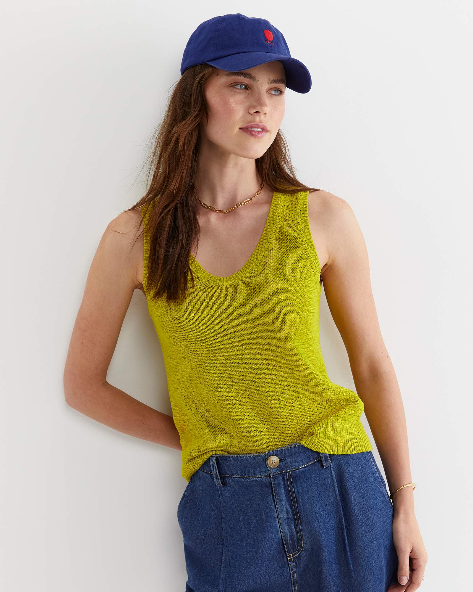 Josie Tape Yarn Singlet