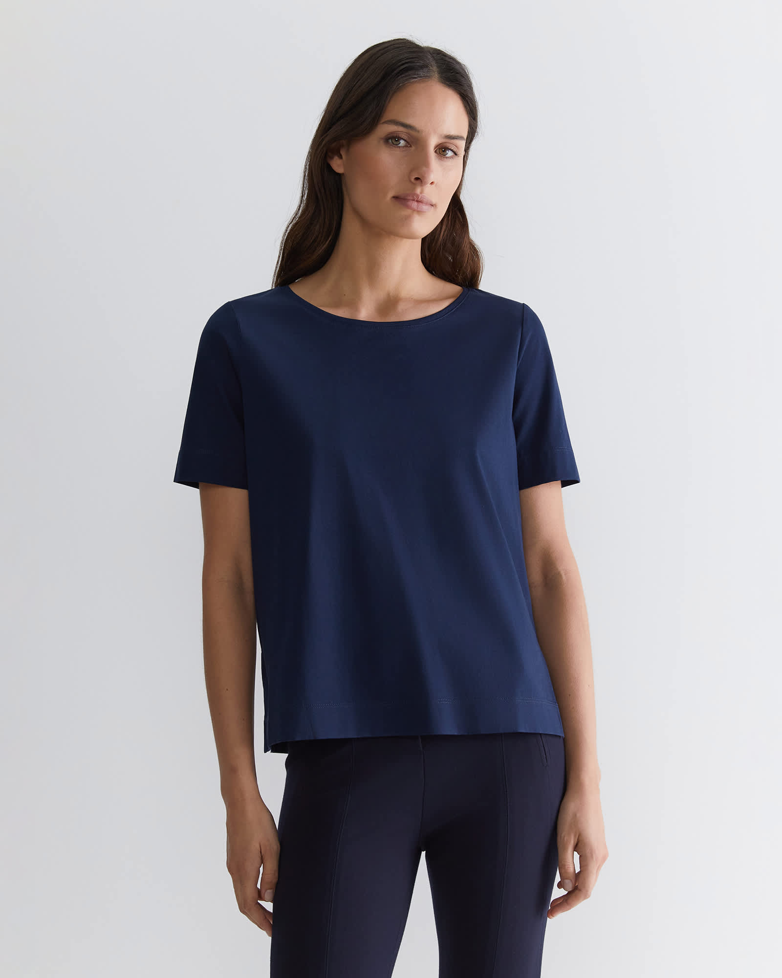 Mercerised Cotton Short Sleeve Tee