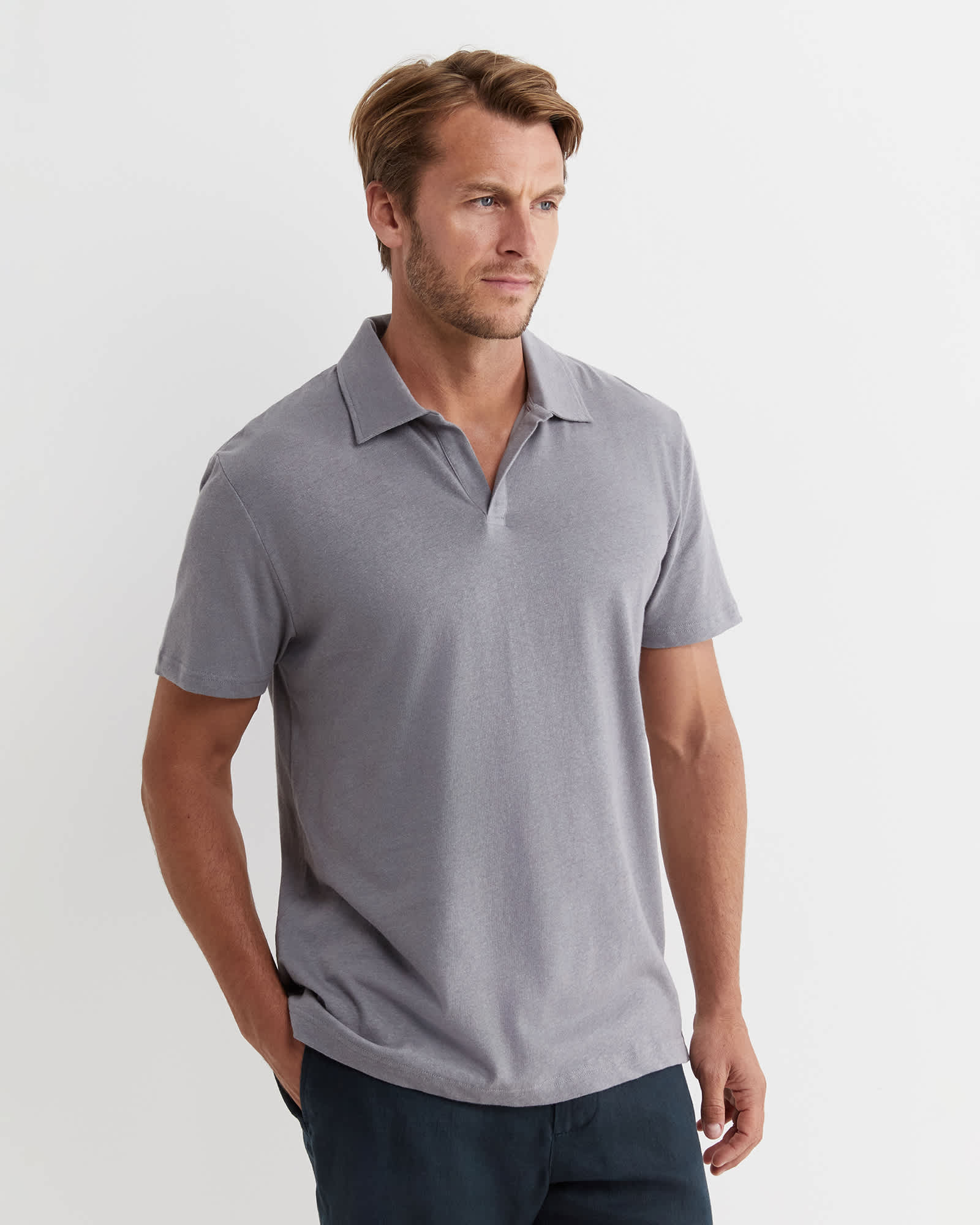 Osborne Linen Blend Polo