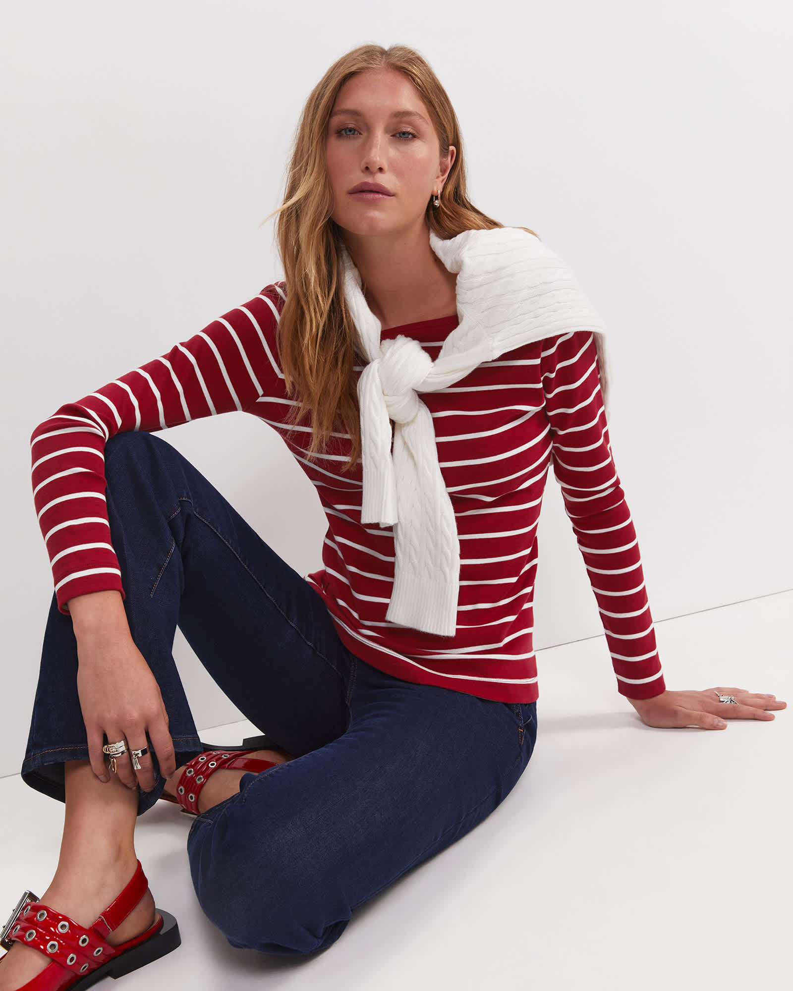 Heidi Long Sleeve Rib Tee
