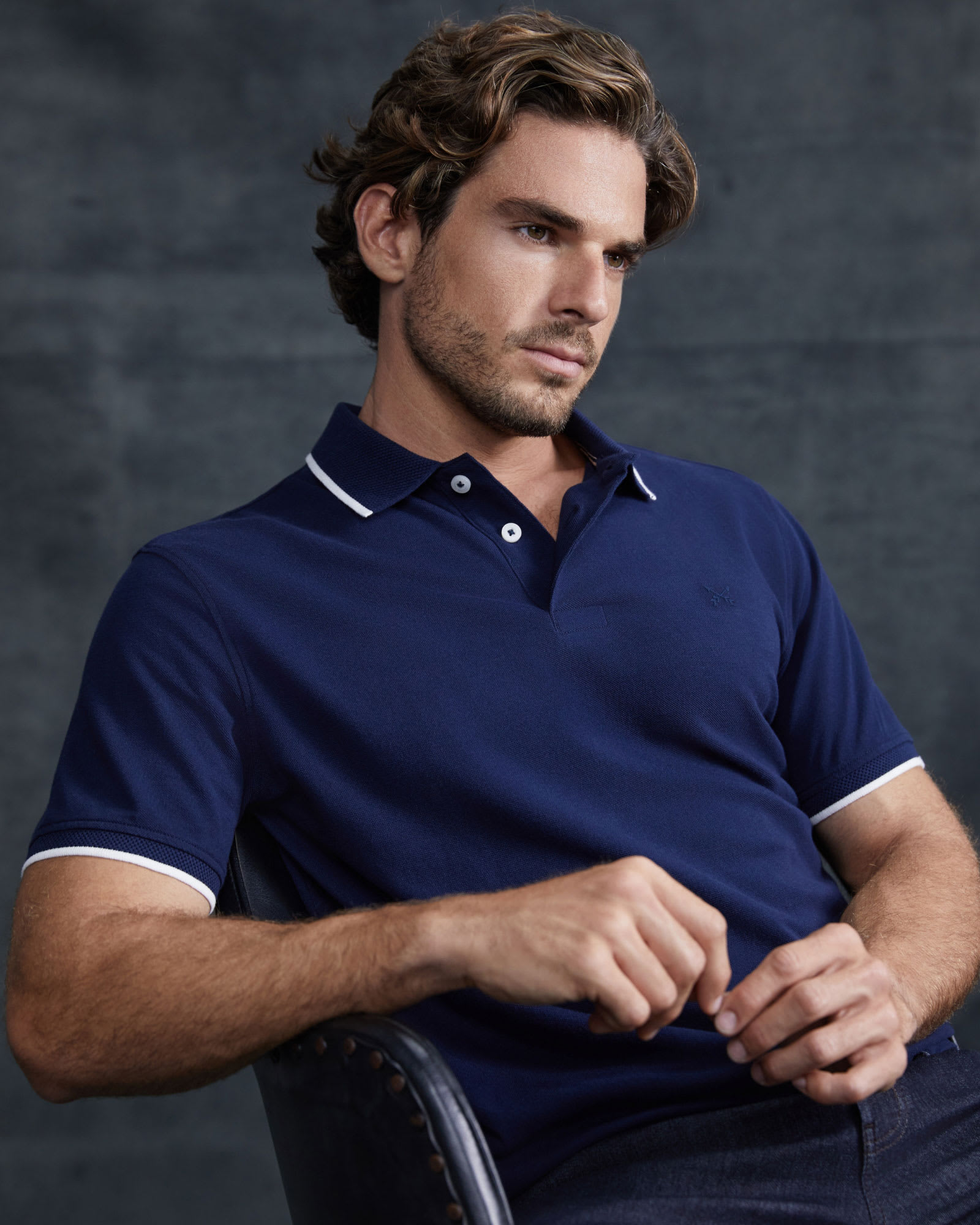 SC Tipped Pique Polo