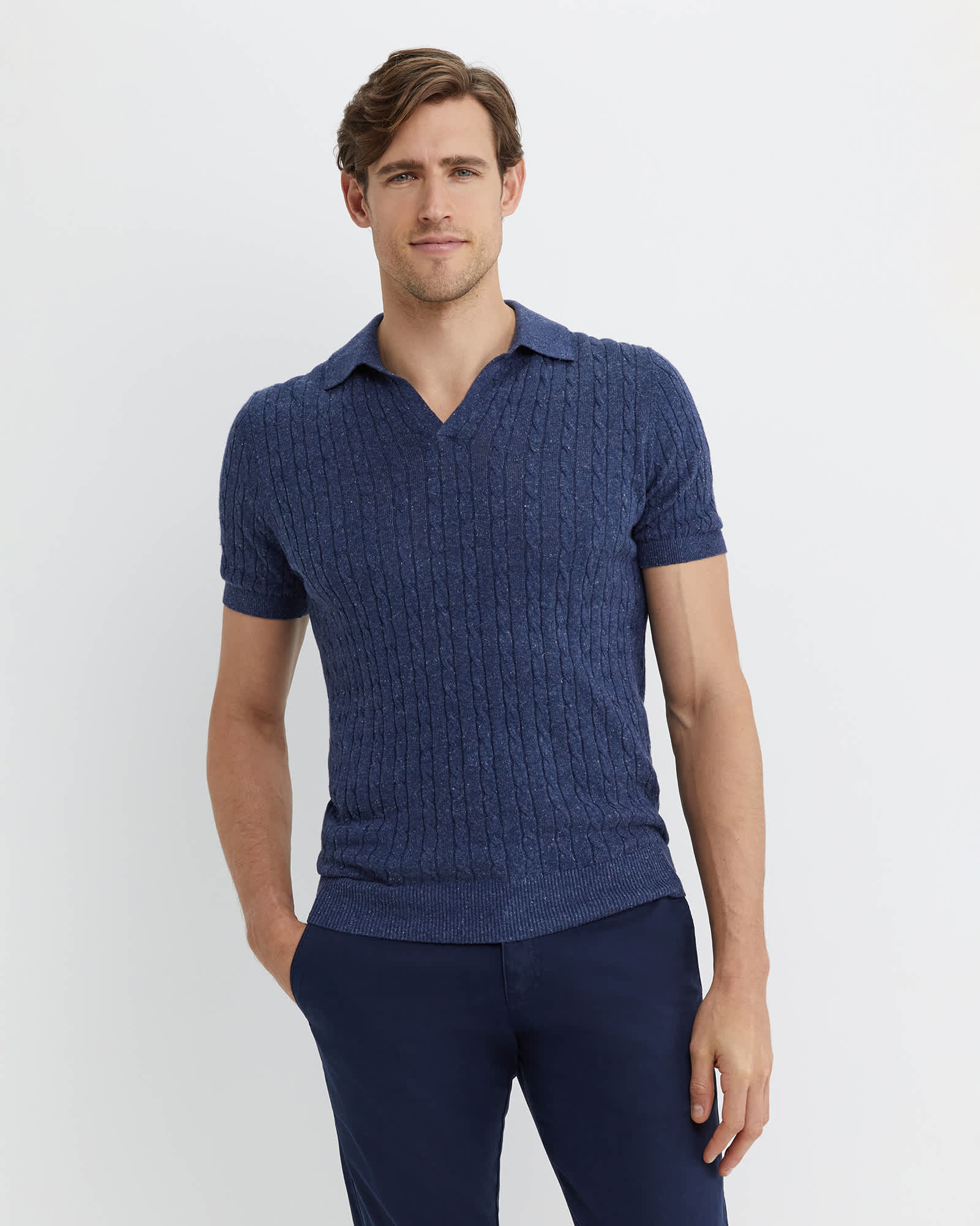 Murrinar Cable Knit Polo