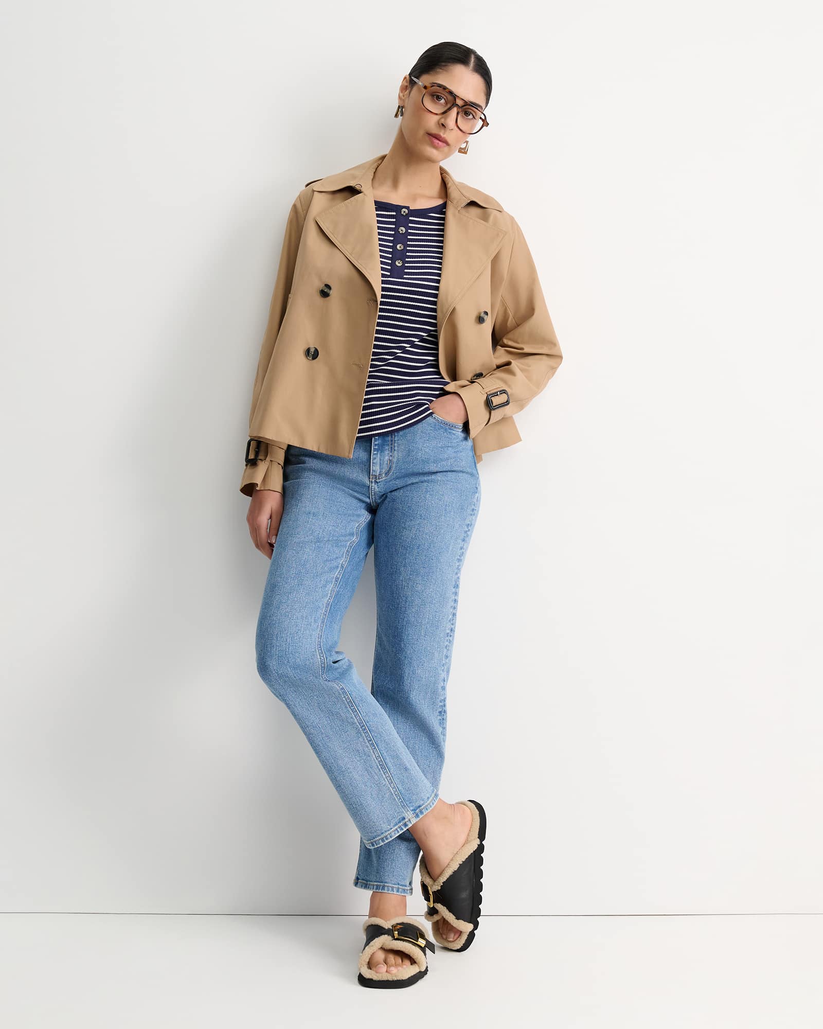 Allie Rib Henley Tee