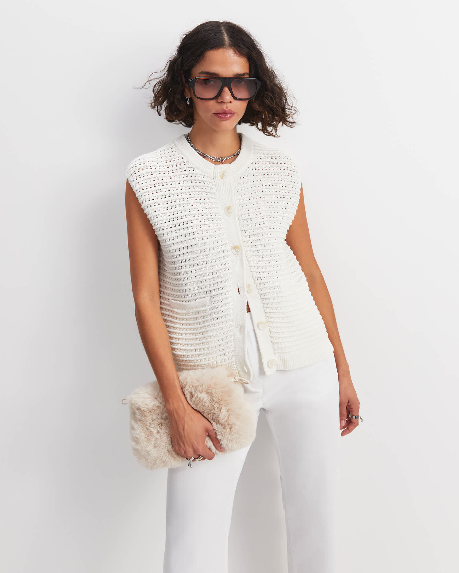 Crochet Relaxed Vest