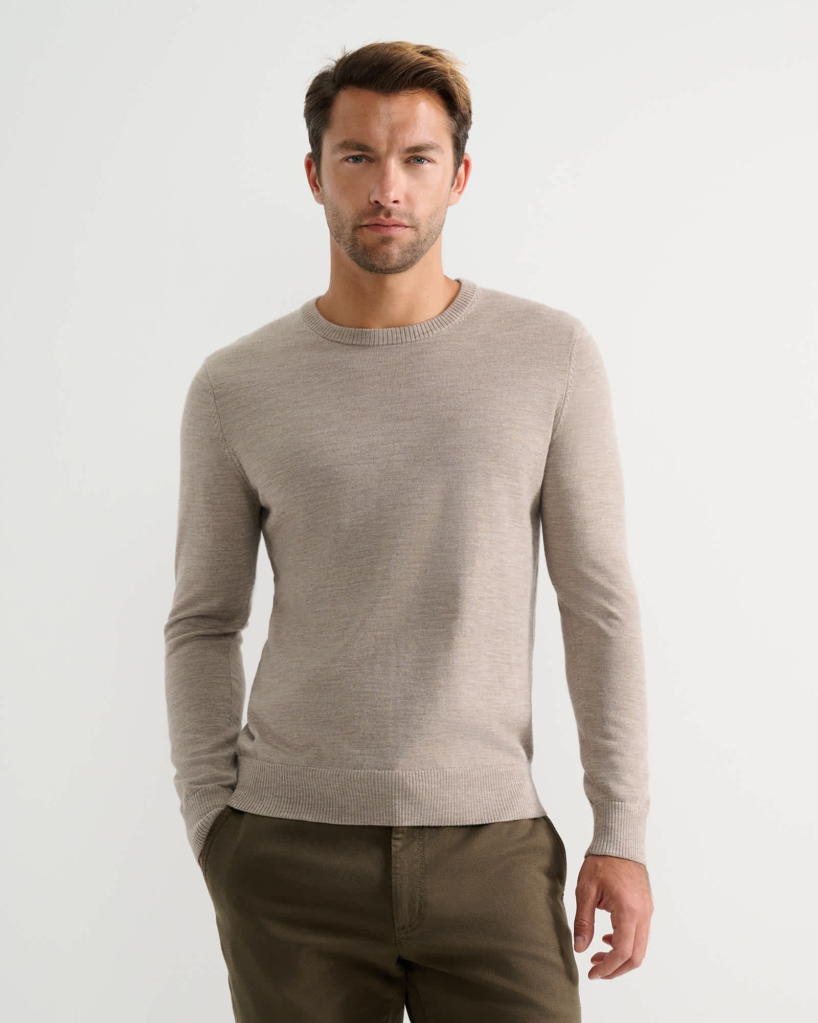 Merino Crew Neck Knit