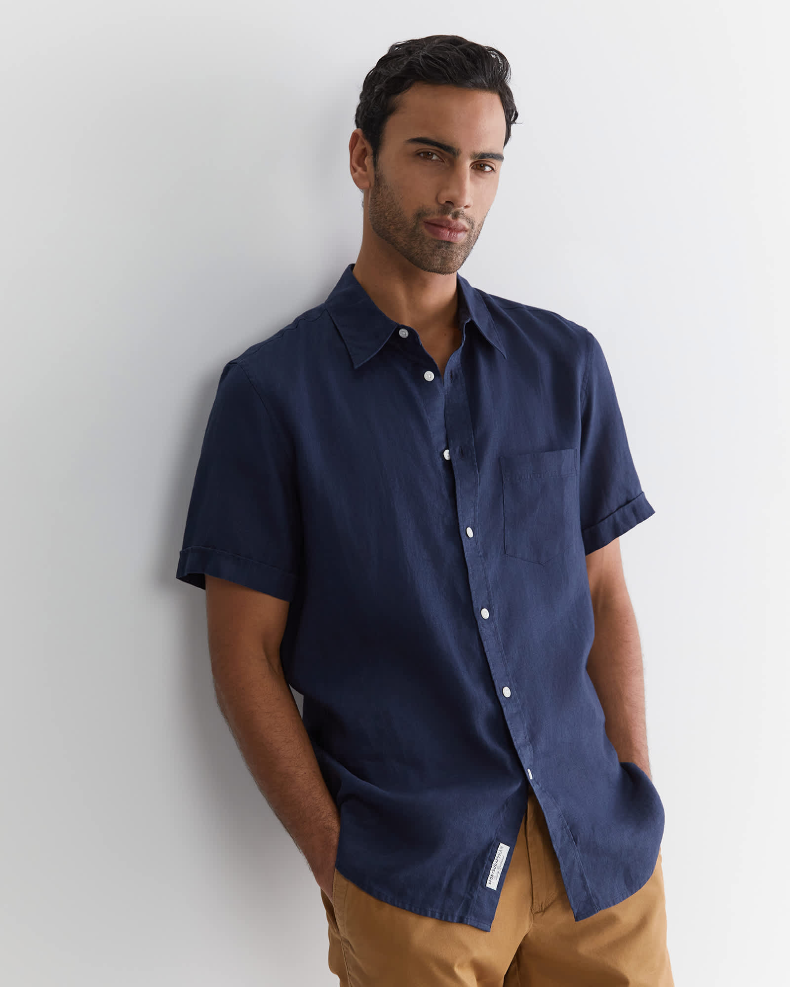 Short Sleeve Linen Shirt