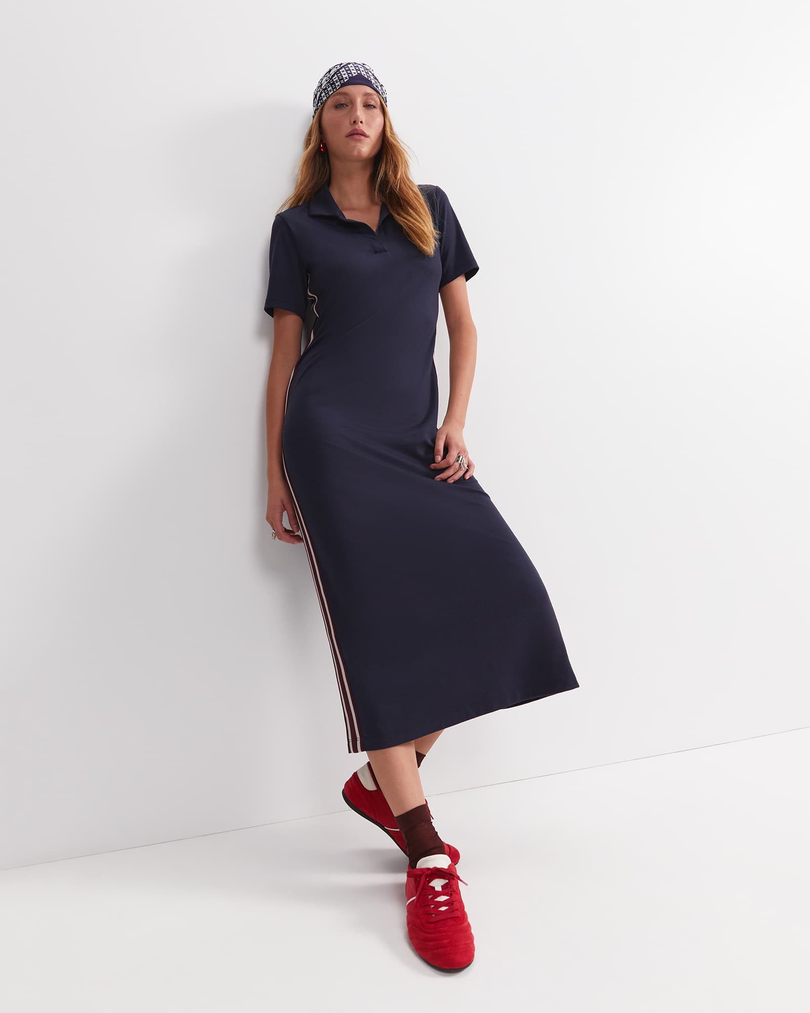 Misha Polo Midi Dress