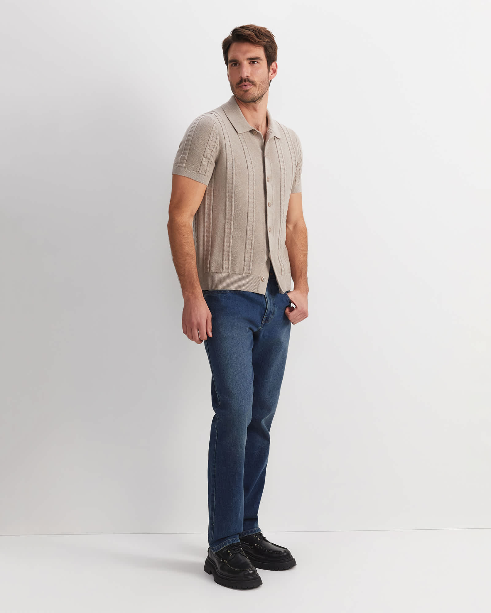 Cameron Short Sleeve Knit Shirt