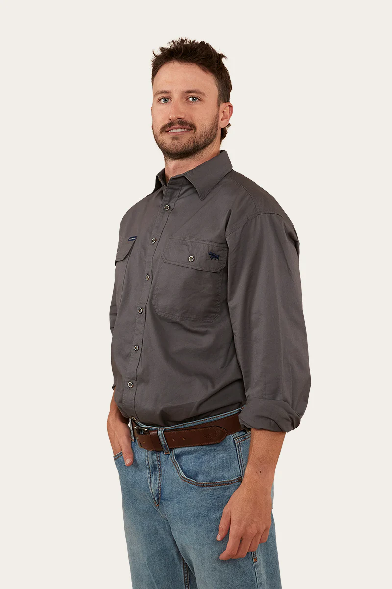 King River Mens Full Button Work Shirt - Magnum
