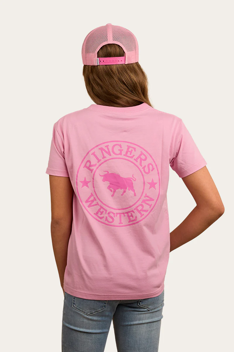 Signature Bull Kids Classic T-Shirt - Pastel Pink/Candy