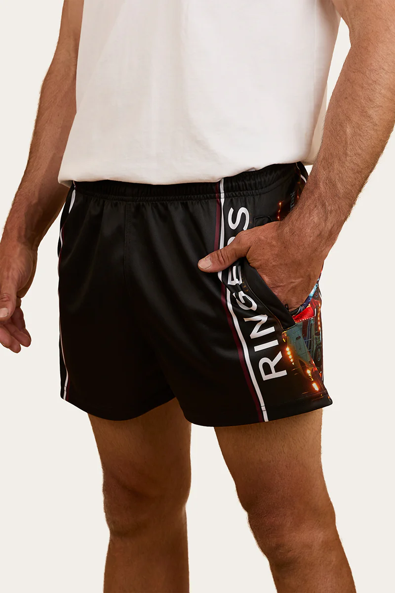 Signature Bull Truck Footy Short - Multi