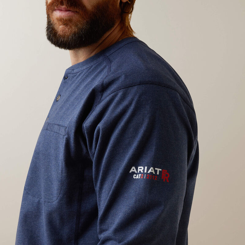 FR Air Refinery Row Graphic Henley Top