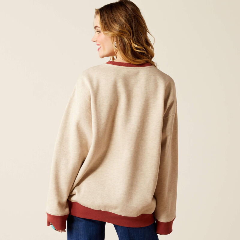 Roughstock Oversized Crew Sweatshirt