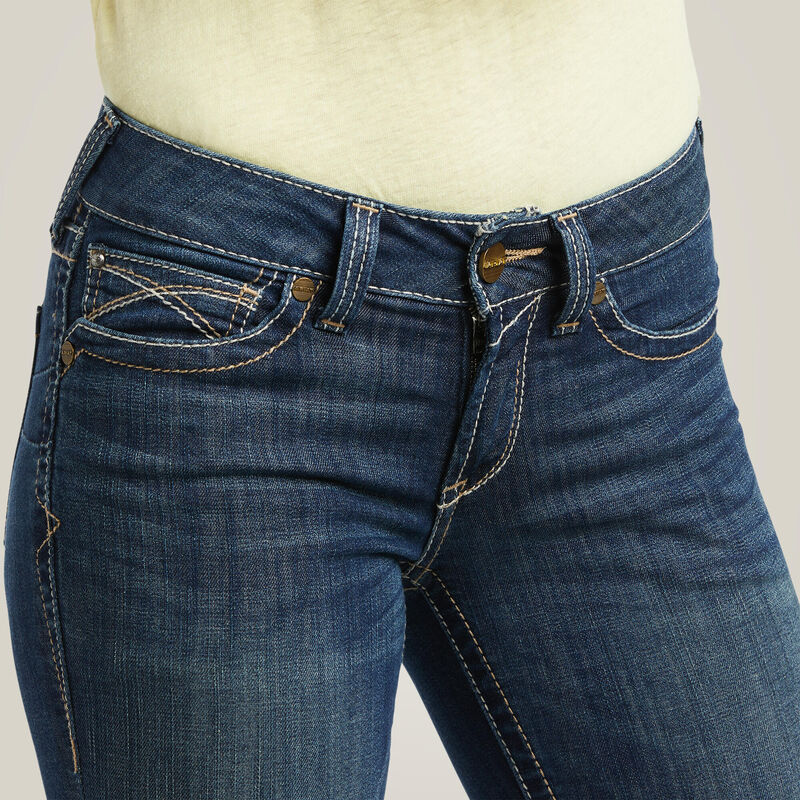 R.E.A.L. Mid Rise Corinne Boot Cut Jean