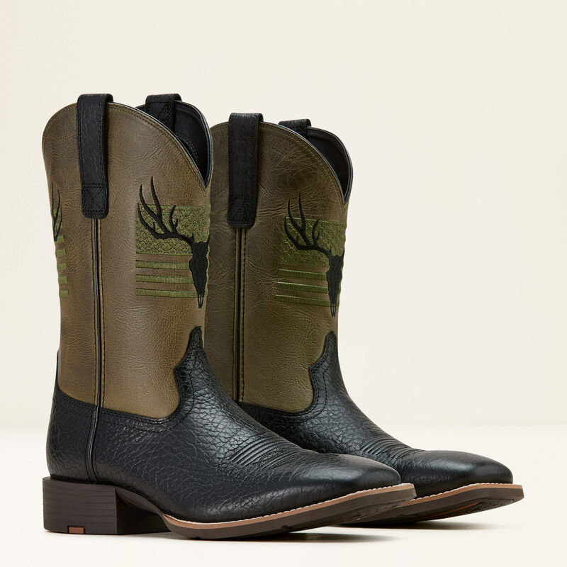 Sport Antlers Cowboy Boot