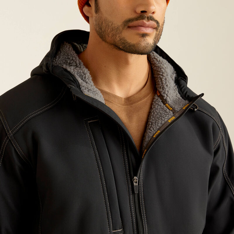 Rebar Sherpa Stretch Canvas Softshell Jacket