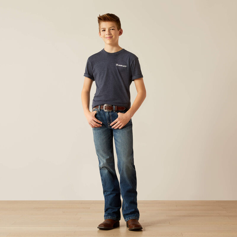 B4 Relaxed Kelvin Boot Cut Jeans