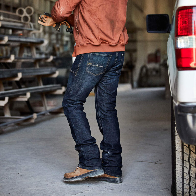 Rebar M5 Straight DuraStretch Basic Double Front Stackable Straight Leg Jean