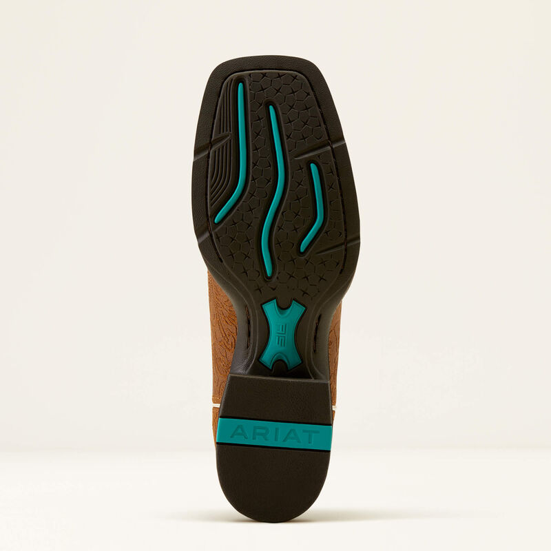 Round Up Wide Square Toe Western Boot