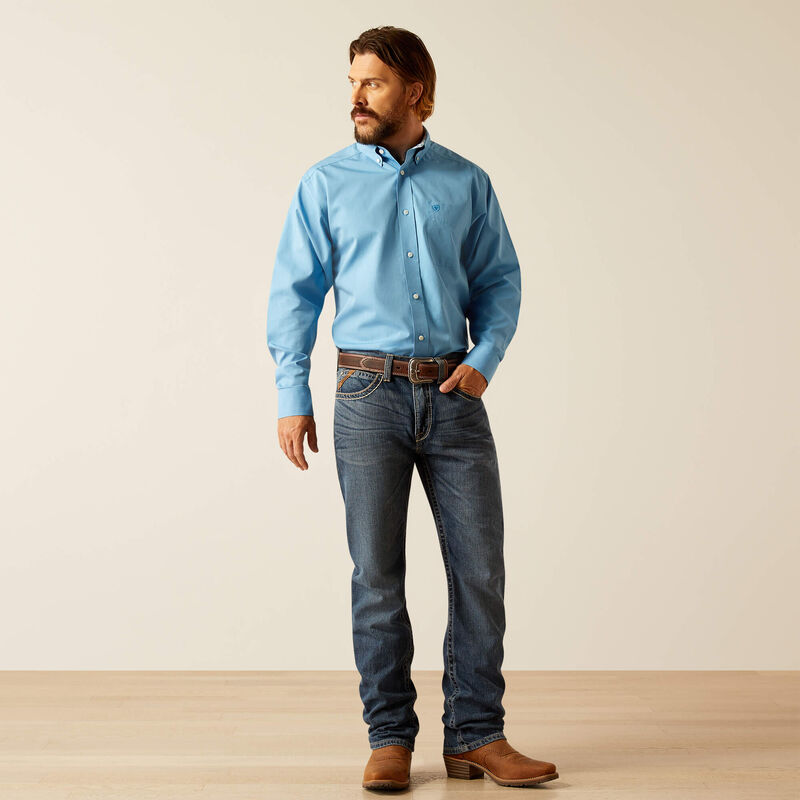 Wrinkle Free Solid Classic Fit Shirt