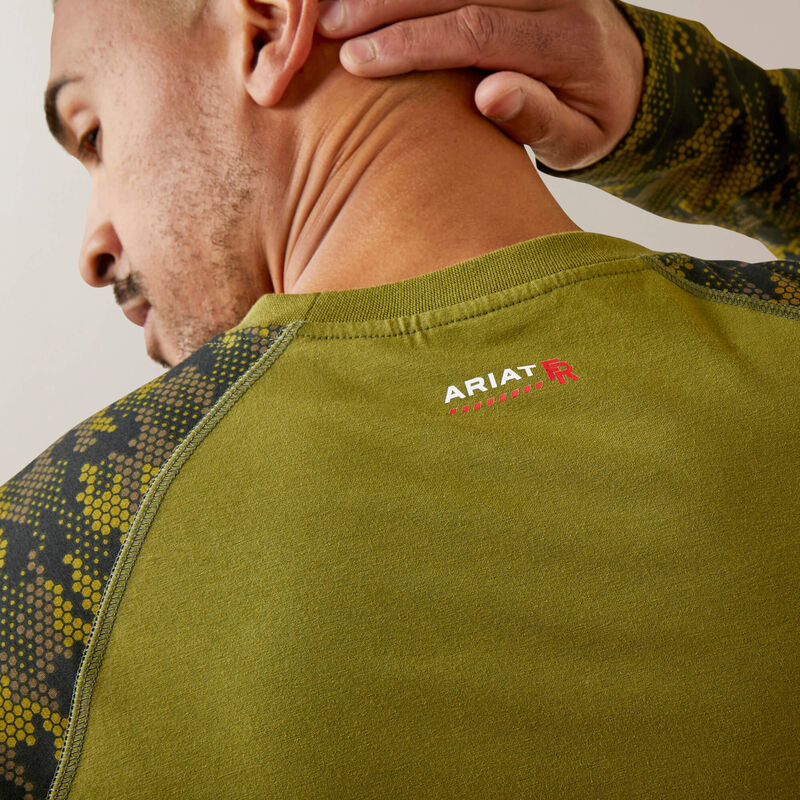 FR AC Stretch Camo Baseball T-Shirt