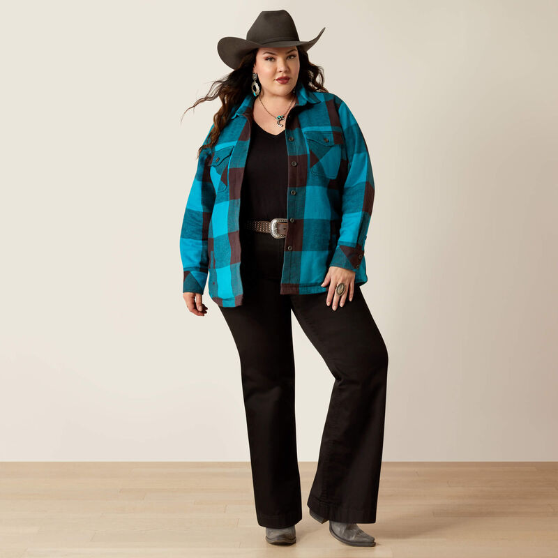 Buffalo Plaid Shirt Jacket