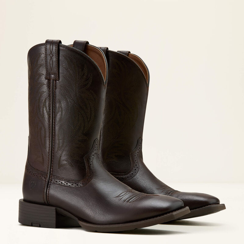 Sport Western Wide Square Toe Cowboy Boot