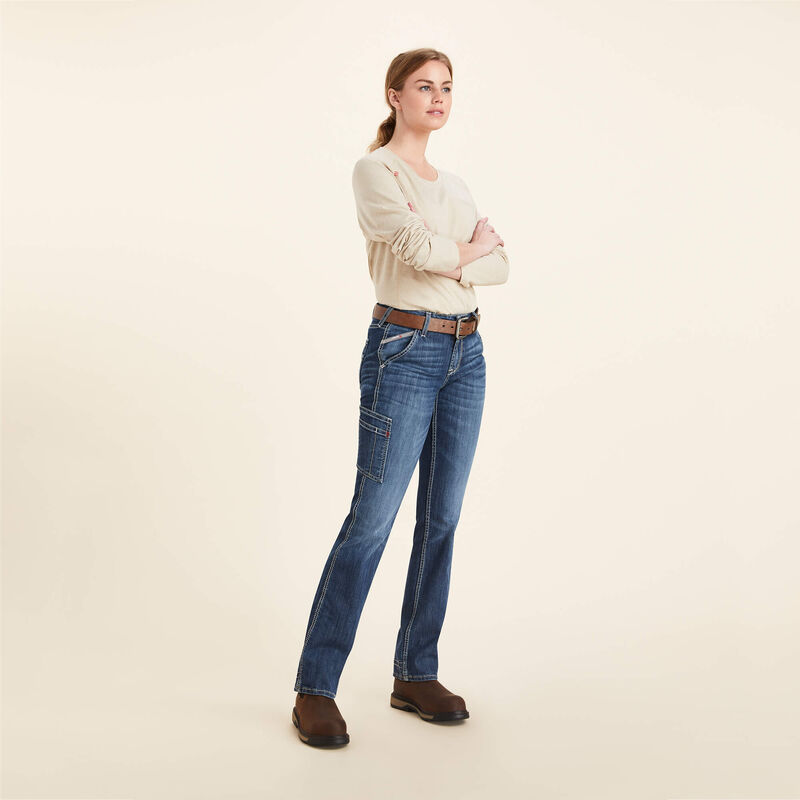 FR Perfect Rise DuraLight Stretch Cell Phone Pocket Straight Jean