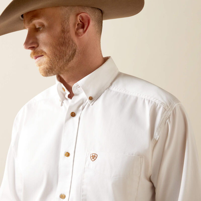 Solid Twill Classic Fit Shirt