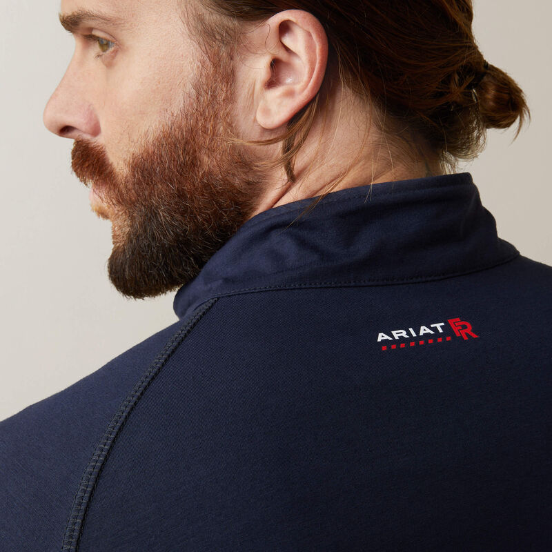 FR Combat Stretch Patriot 1/4 Zip Work Shirt