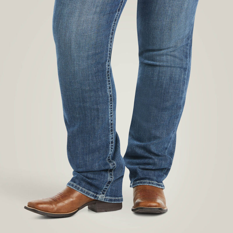 R.E.A.L. Mid Rise Arrow Gianna Straight Jean