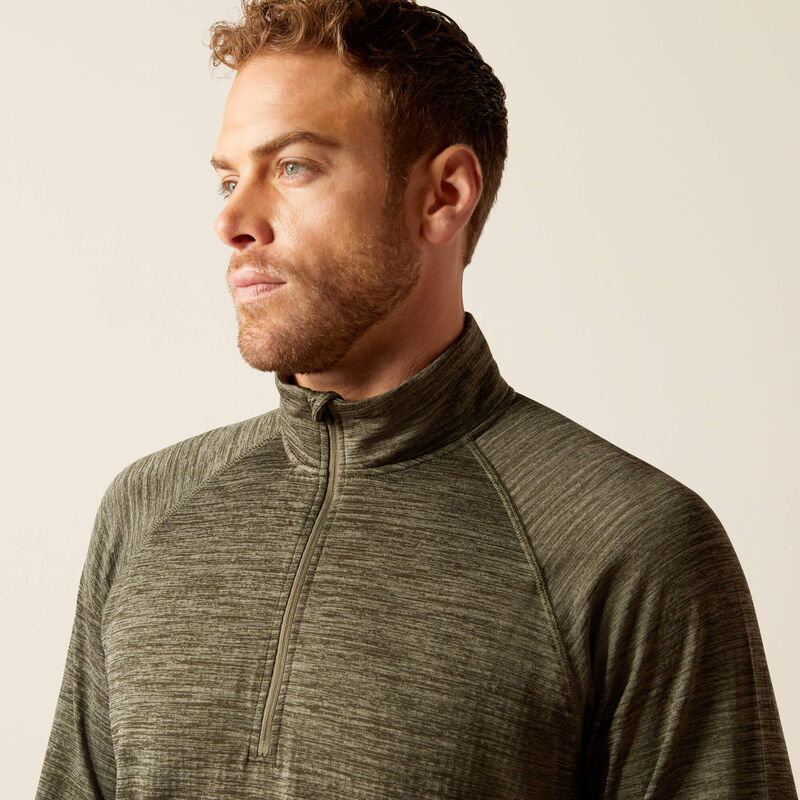 Rebar Gridwork Baselayer 1/4 Zip T-Shirt