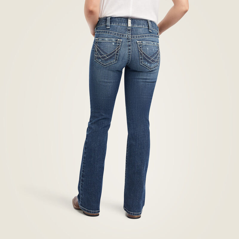 R.E.A.L. Mid Rise Raquel Boot Cut Jean