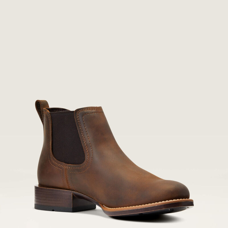 Booker Chelsea Round Toe Western Boot