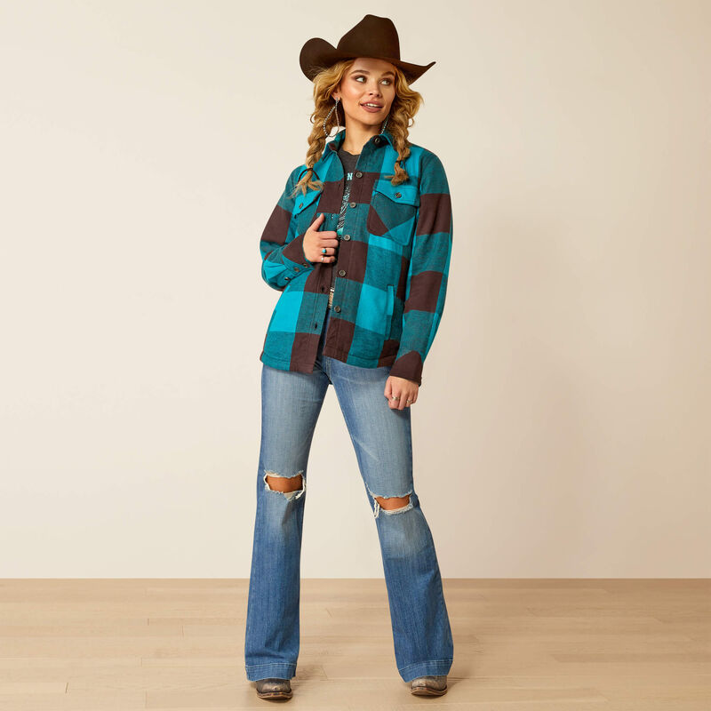 Buffalo Plaid Shirt Jacket