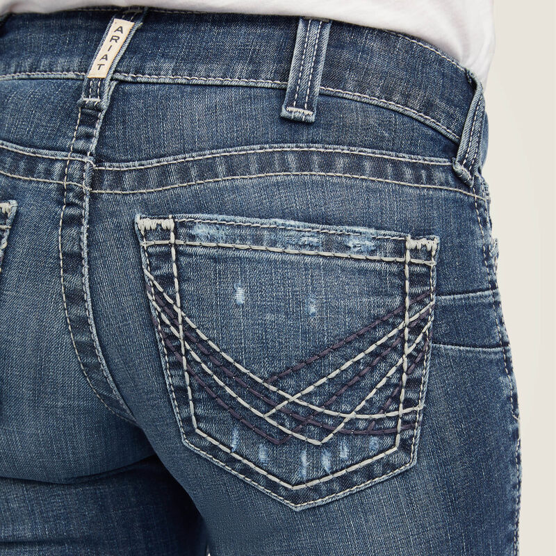 R.E.A.L. Mid Rise Raquel Boot Cut Jean