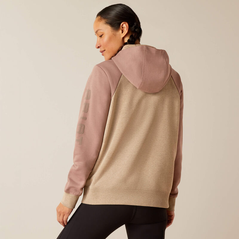 Rebar Colorblocked 1/2 Zip Hoodie