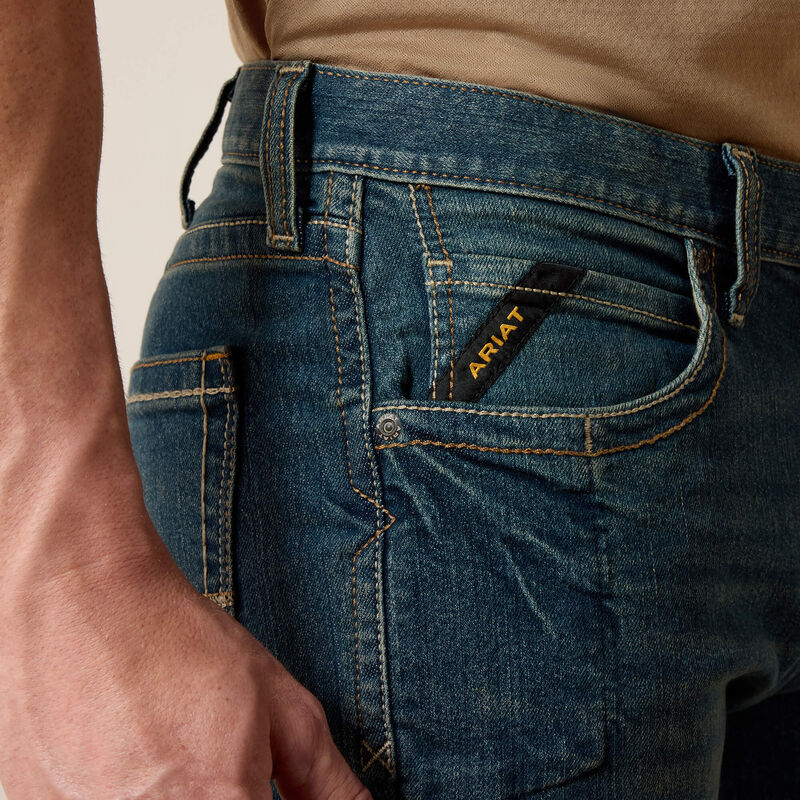 Rebar M5 Straight DuraStretch Edge Stackable Straight Leg Jean