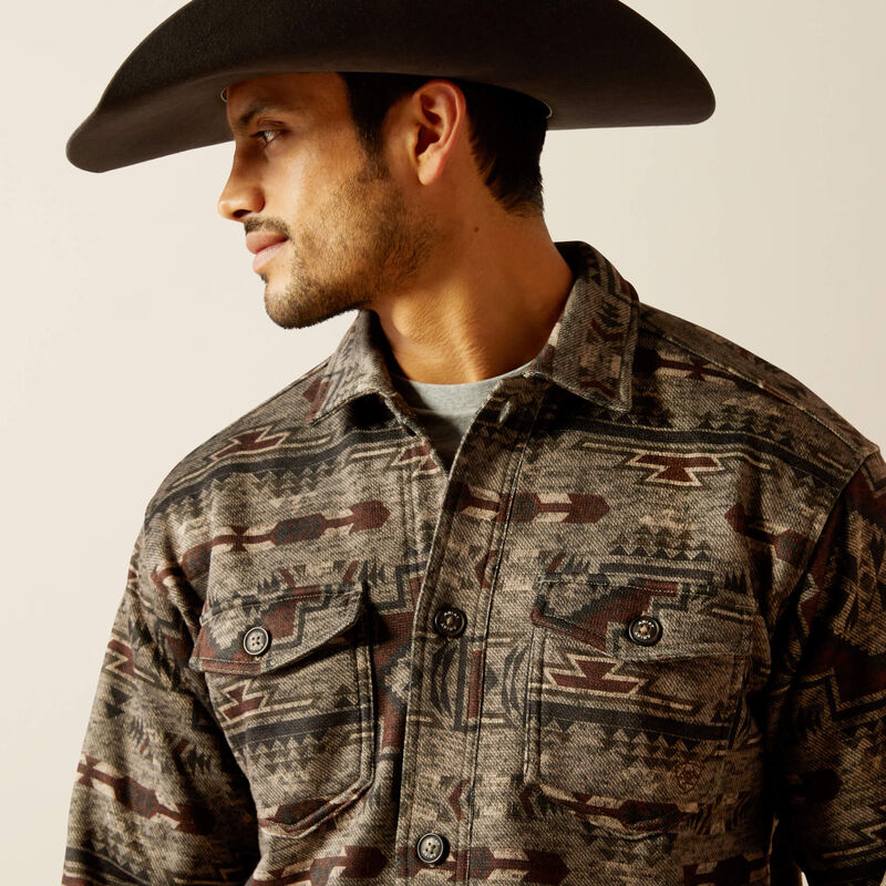 Caldwell Printed Shirt Jacket