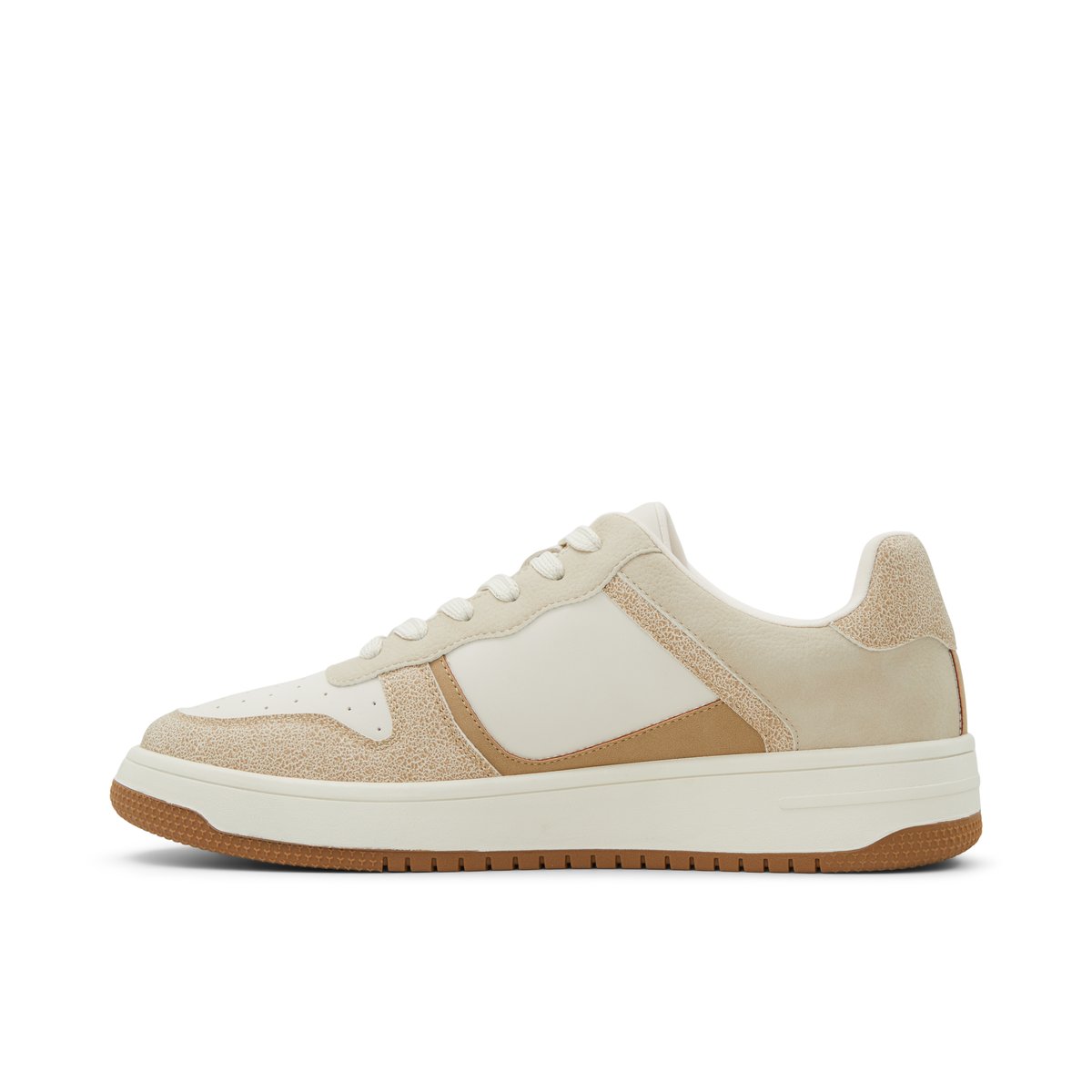Freshh_h Beige Men's Retro Sneakers