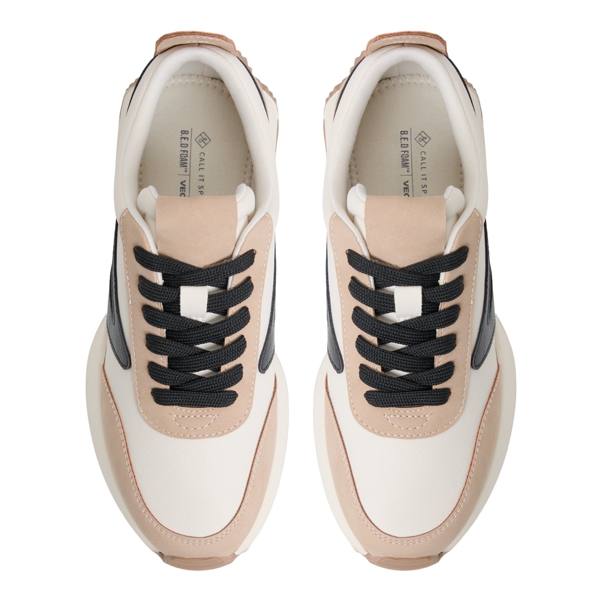 Danie Bone Multi Women's White Sneakers