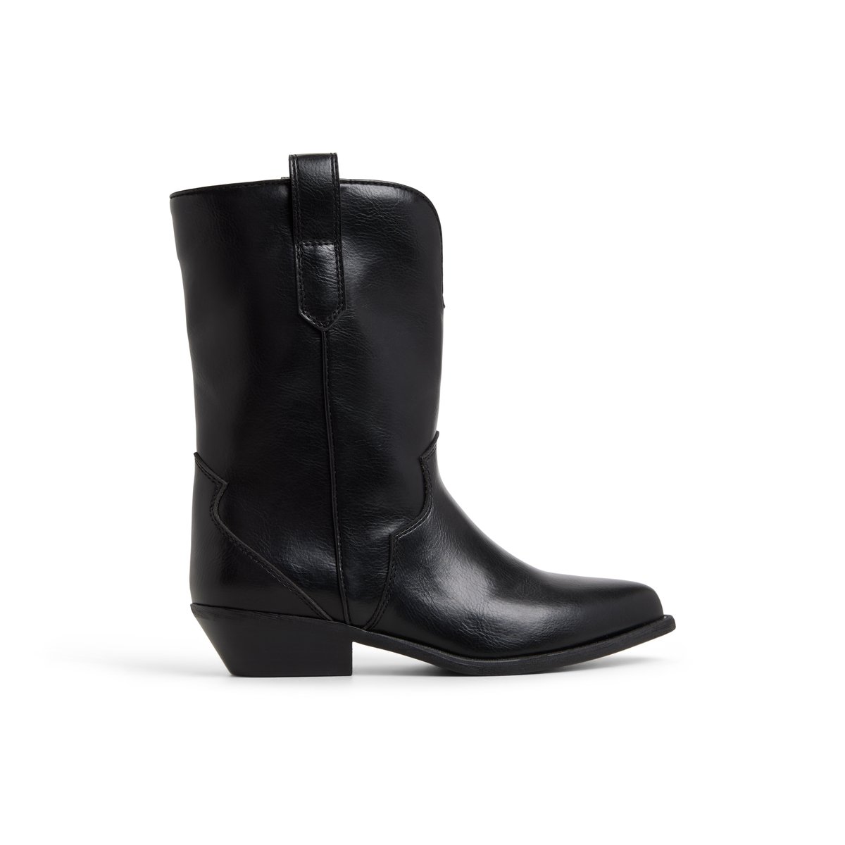 Sareena Black Women's Mid-calf Boots