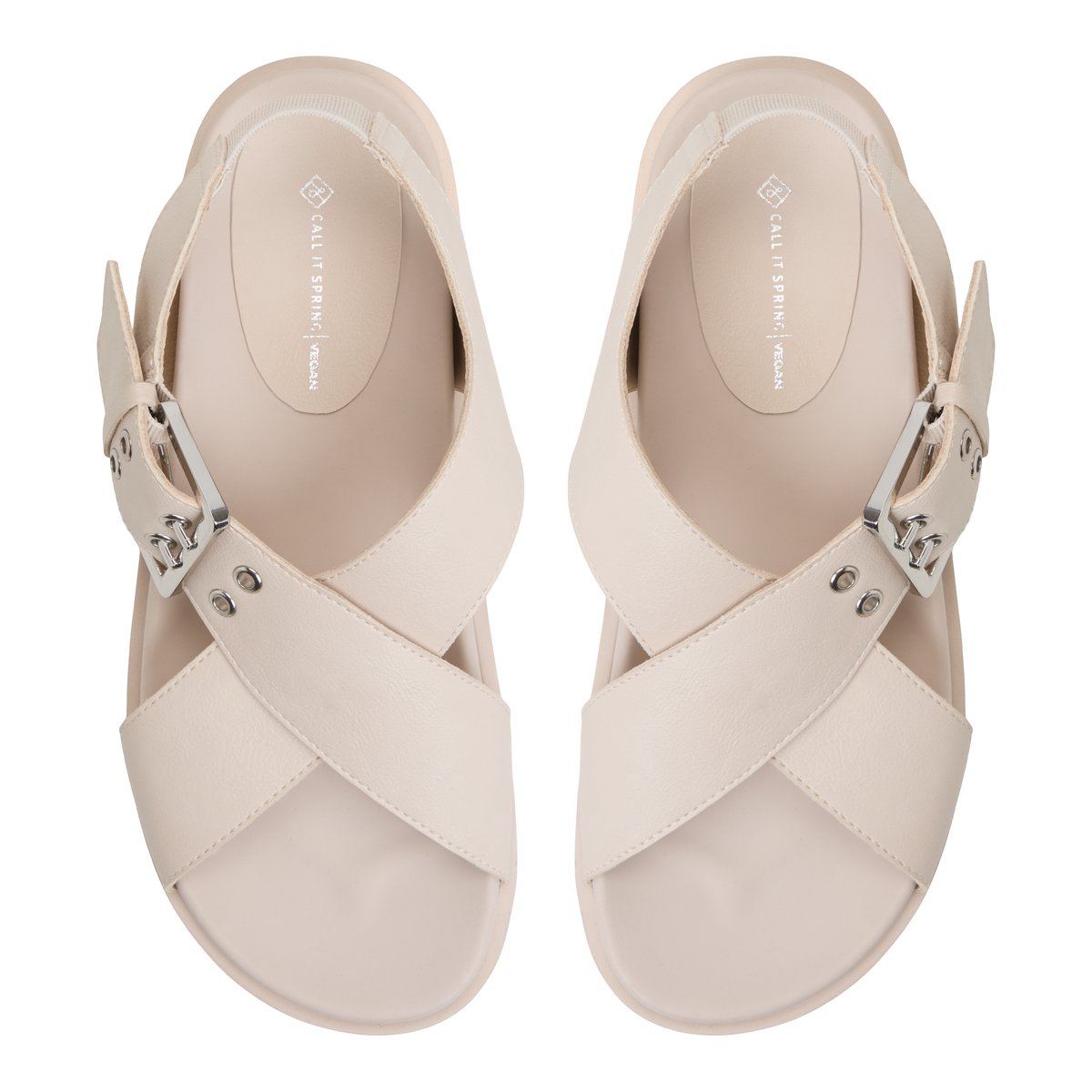 Naluu Light Grey Women's Wedges