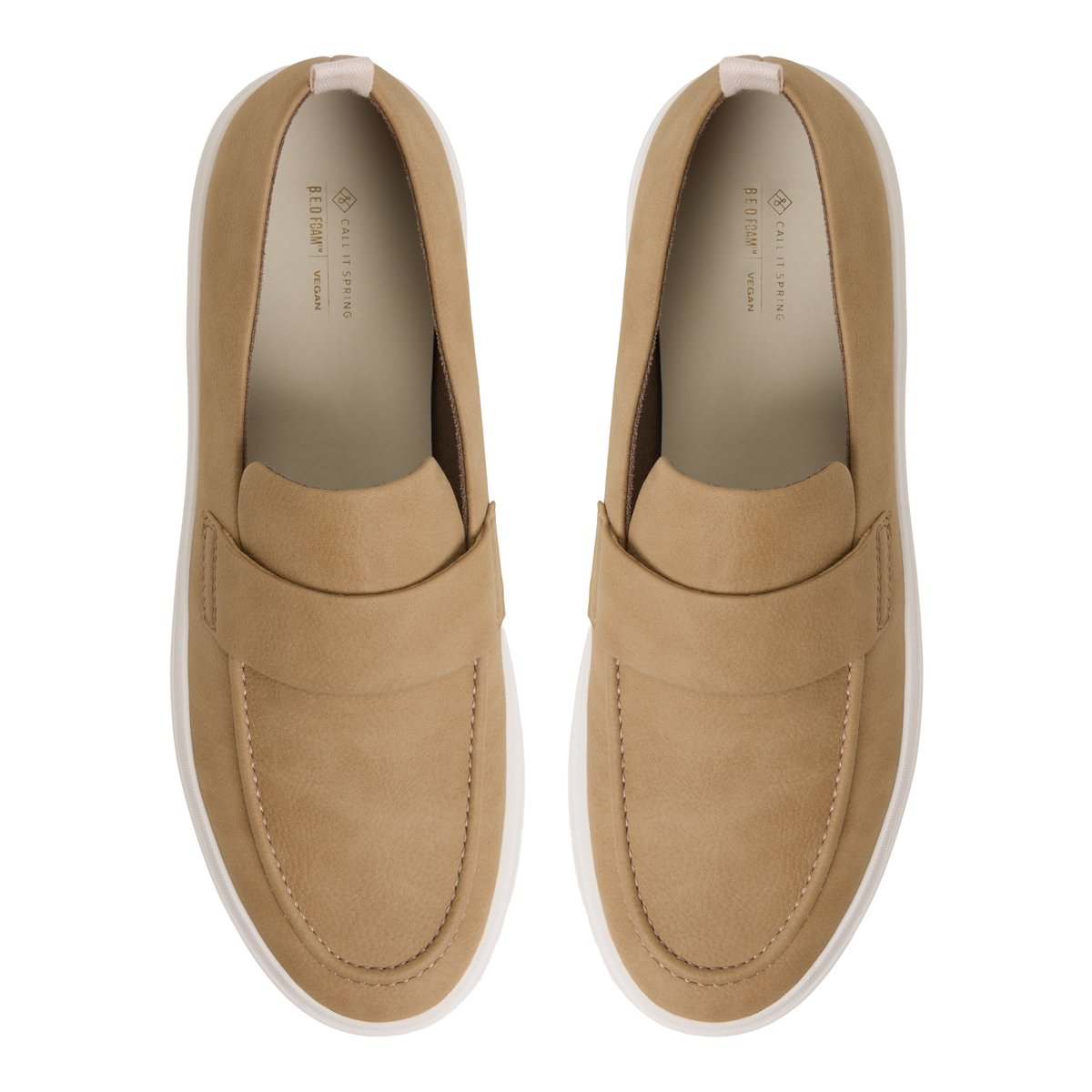 Rossi Beige Men's Loafers